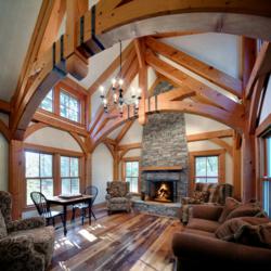 New Energy Works Timberframers are now FSC certified in three categories: FSC 100%, Mix, and Recycled. The company’s sustainable sourcing and manufacturing philosophies and use of reclaimed timbers was an ideal fit for FSC certification.